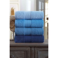 Mira Home 4 Lü El Yüz Havlu Seti %100 Pamuklu 50X85 cm Rainbow