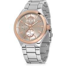 Polo Air Metal Kordon Spor Erkek Kol Saati Gümüş-Bakır PL-0838E3X