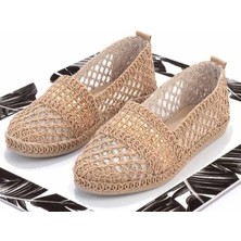 Bags Shoes Pierre Cardin PCT-54570 Kadın Taşlı Örme Babet