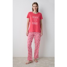Bisou Pantolon Pijama Takımı - Penti Loves Paris Koleksiyonu