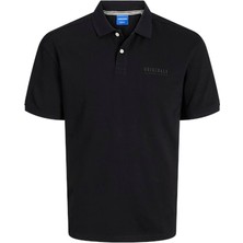 Jack & Jones Jack Jones Erkek Jorfrederiksberg  Polo Yaka Siyah Tişört 12278511