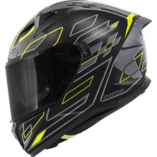 Gıvı 50.9 Assault Mat Siyah-Gri-Neon Sarı Kask