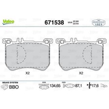 Fren Balatası On Mercedes W222 R231