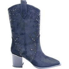 Bags Shoes Guja 24K131 Kadın Taşlı Vegas Yarım Çizme