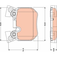Fren Balatası Arka Bmw E81 E82 E88 E90 E92