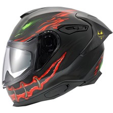 Nexx Y.100R Nıght Rıder Mat Siyah Kask Polikarbonat Malzeme ile Bluetooth Özellikli Tam Yüz