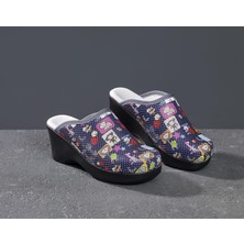 Dolgu Topuklu Kadın Sabo Terlik 777