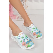 Hafif Taban Doktor Hemşire Hastane Aşçı Kadın Terliği 4019