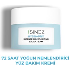 Sinoz Hydrapro Su Bazlı Yoğun Nemlendirici Yüz Bakım Kremi (KAR MANTARI MUCİZESİYLE) 50 ml