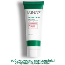 Sinoz Pure Cica Yoğun Onarıcı Yatıştırıcı Nemlendirici Bakım Kremi 50 ML Tahriş Olmuş Hasarlı Ciltler için