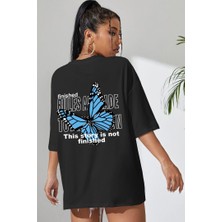 Only Trendwear Unisex Kelebek Sırt Baskılı T-Shirt