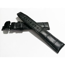 Fado &hertür Saate &uygun  Kelebek  Toka  24 Mm  Siyah  Kordon   (195)  Siyah  Toka