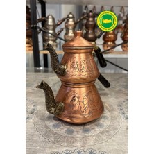 Bakır Büyük Selçuk Çaydanlık Ağır Oyma Işleme