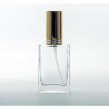 Ferden Ferda 20 Adet Boş Cam Parfüm Şişe, 30 Ml, Ixr Model, Şeffaf, Metal Valf ve Kapaklı