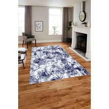 Napoli Home Dijital Baskılı Modern Sade Motif Yıkanabilir Kaymaz Yolluk Mutfak Salon HALISI,MODERN-207-LACİVERT,