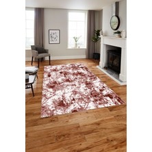 Napoli Home Dijital Baskılı Modern Sade Motif Yıkanabilir Kaymaz Yolluk Mutfak Salon Halısı, MODERN-207-BORDO,