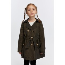 Benitto Kids Belden Bağlamalı Kız Çocuk Trençkot 51316