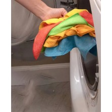 Durushopping 4 Adet Standart Boy 30X30CM Toz Bezi, Ofiz Bezi, Temizlik Bezi, Mikrofiber Bez, Çok Amaçlı Bez
