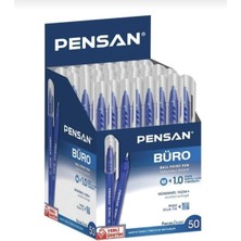 Pensan Büro Mavi Tükenmez Kalem 1mm 2270 50 Li Paket