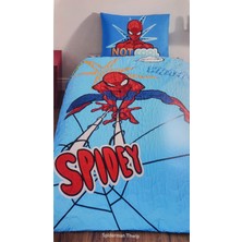 Taç Disney Spiderman Thwip Tek Kişilik Complete Set Dört Mevsim Kapitoneli Nevresim Takımı