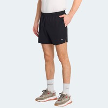 Slazenger ROMANO Siyah Erkek Şort Cepli Rahat Kesim ile Konforlu Kullanım