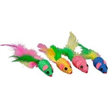 Polo Karışık Renkli Fare Oyuncak Tüylü 5 cm