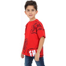 Toontoy Erkek Çocuk Baskılı Tişört