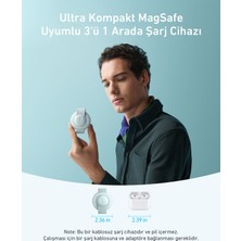 Anker UFO MagGo Kablosuz Şarj Cihazı (3'ü 1 Arada, Katlanabilir Ped) - Yeşil - B25M8 (Anker Türkiye Garantili)