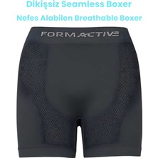 Uniquetrenders Erkek Dikişsiz/seamless Nefes Alabilen Boxer 4 Adet