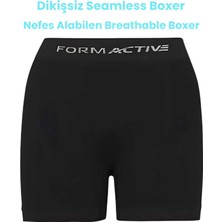 Uniquetrenders Erkek Dikişsiz/seamless Nefes Alabilen Boxer 4 Adet