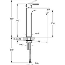 Vitra Artema Artema Root Round A42707 Çanak Lavabo Bataryası