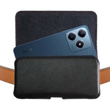 Realme C63 Kemer Kılıf Kapaklı Bel Kemer Kılıfı