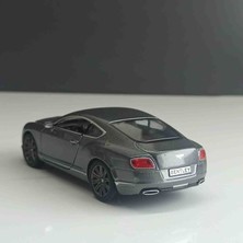Kinsmart 1:38 Ölçek 2012 Bentley Continental Gt Speed Fümr// Çek-Bırak Metal 12 cm