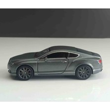 Kinsmart 1:38 Ölçek 2012 Bentley Continental Gt Speed Fümr// Çek-Bırak Metal 12 cm