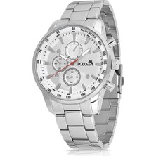 Polo Air Şık Metal Erkek Kol Saati Gümüş Renk PL-0962E5X