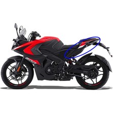 Bajaj Pulsar RS200 2021-2025 Sol Arka Sele Altı Kuyruk Grenajı Siyah-Kırmızı A