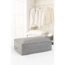 Rek Home Mega Boy Baza Altı Yastık Yorgan Kazak Hurcu 74 x 46 x 22 cm Nefes Alan Polyester Kumaş
