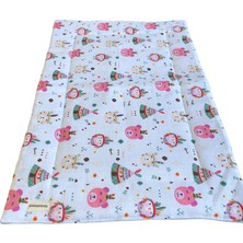 Kido & Kidos Bebek Desenli-Mint 70x45 Park Beşik Alt Açma Minderi ,Puset Minderi Takımı