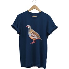Avcılık Keklik Avcılığı Keklik Kuşu Baskılı Regular Fit %100 Pamuk T-Shirt