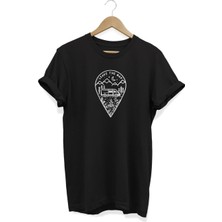 Leave The Map Baskılı T-Shirt