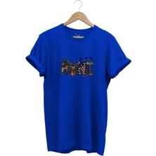 Avcılık Hunter Outdoor Geyik Tasarımlı Hunt Yazı Baskılı %100 Pamuk Regular Fit T-Shirt
