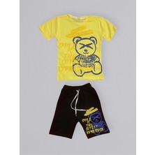 Mnk Baby & Kids Baskılı Erkek Çocuk Tişört Şortlu Takım M00715