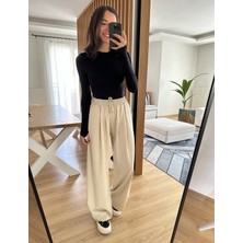 Myrum Butik Siyah Ms Uzun Kollu Basic Tişört L
