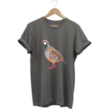Avcılık Keklik Avcılığı Keklik Kuşu Baskılı Regular Fit %100 Pamuk T-Shirt
