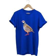 Avcılık Keklik Avcılığı Keklik Kuşu Baskılı Regular Fit %100 Pamuk T-Shirt