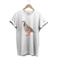 Avcılık Keklik Avcılığı Keklik Kuşu Baskılı Regular Fit %100 Pamuk T-Shirt