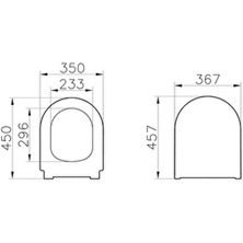 Vitra Integra 131-003-009 Yavaş Kapanır Klozet Kapağı