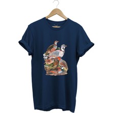 Avcılık Hunter Keklik Avcılığı Baskılı Regular Fit %100 Pamuk T-Shirt