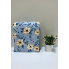 Asev Home Ipli Ayarlanabilir Stoperli 300GR/M2 Keçeli Büyük Boy Ütü Masası Kılıfı Örtüsü Bezi 55X140 cm Adenmavi