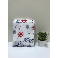 Asev Home Ütü Masası Kılıfı Büyük Boy Ipli Stoperli Keçeli Kılıfı Örtüsü Bezi 55x140cm Deniz